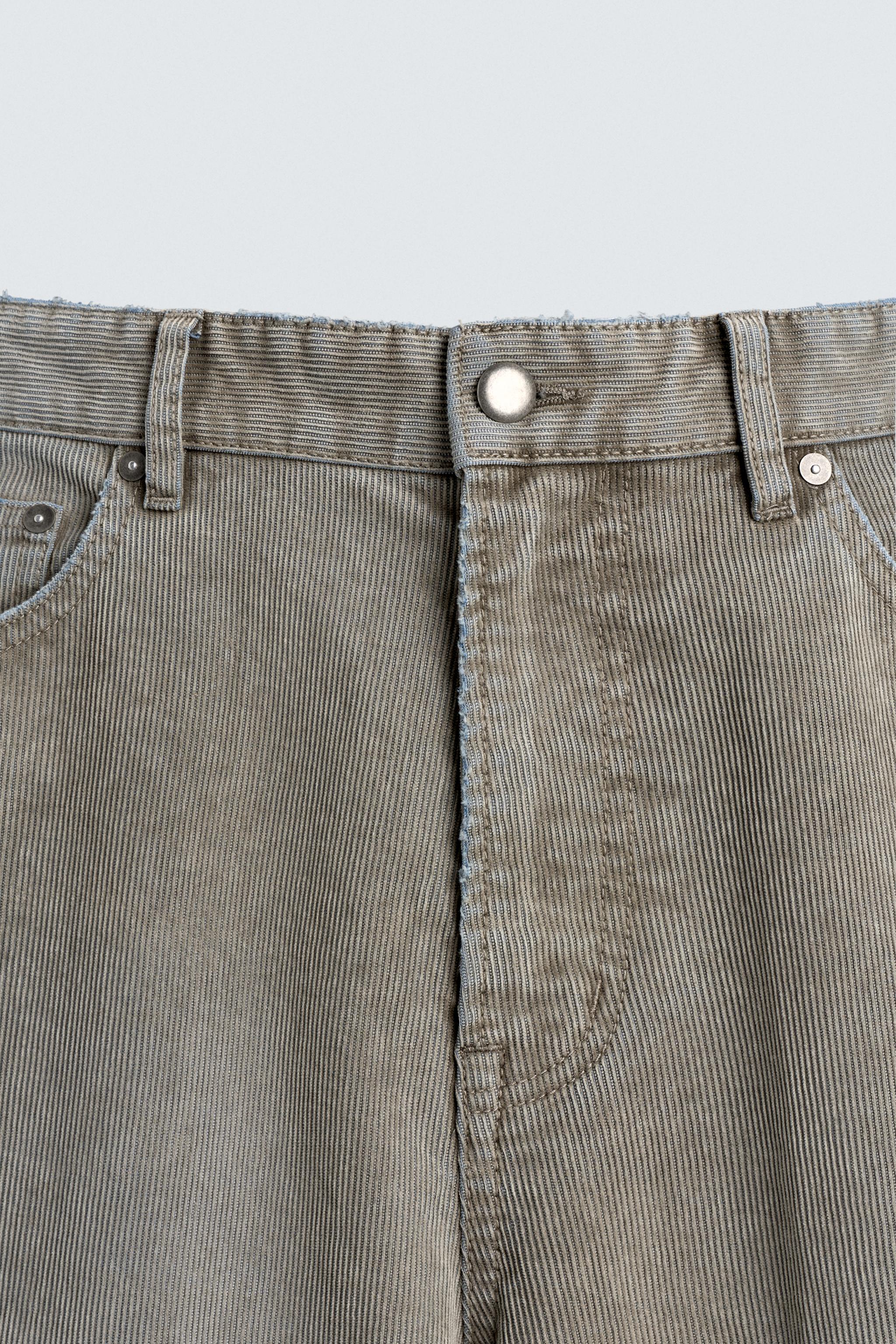 PANTALON FLARE EN VELOURS CÔTELÉ